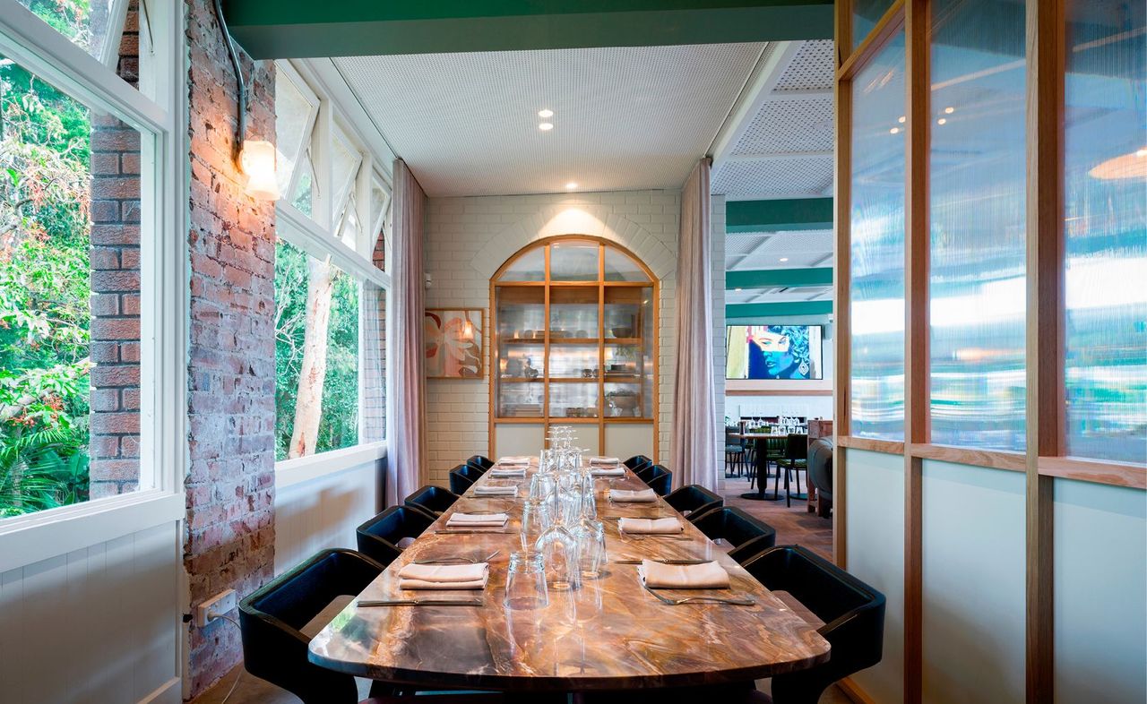 Private dining space