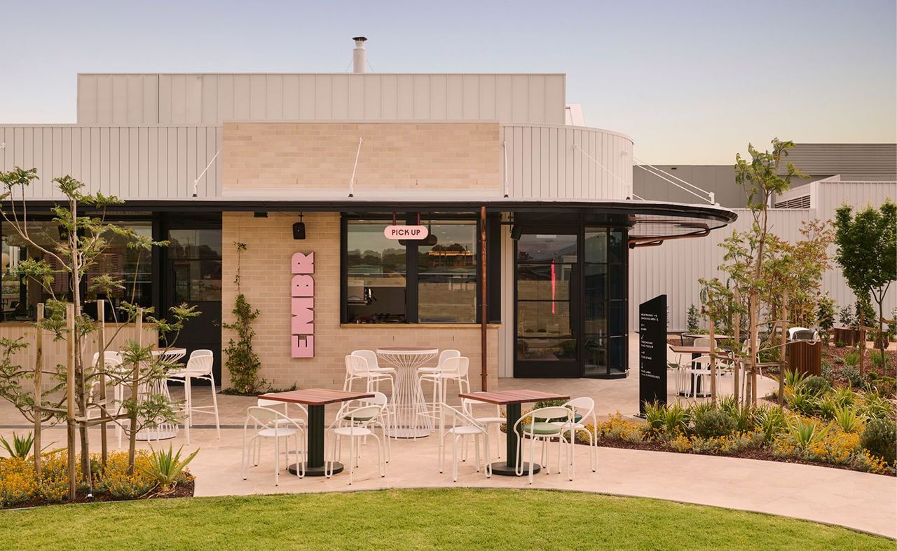 Embr set into a park-like landscaping