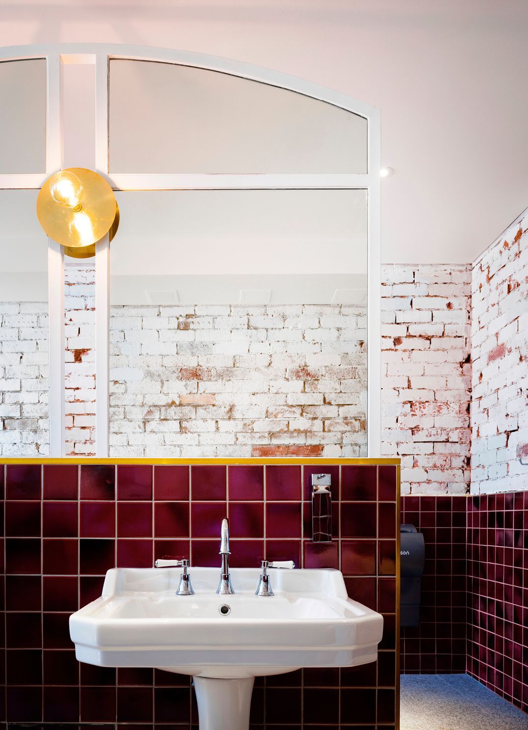 Completed female washroom
