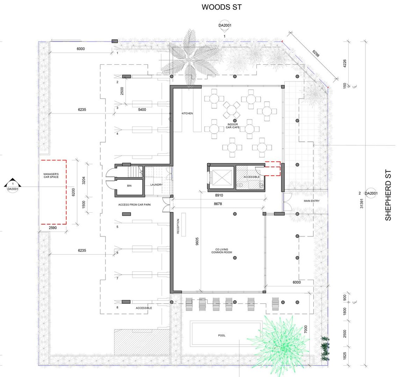 Proposed ground floor plan