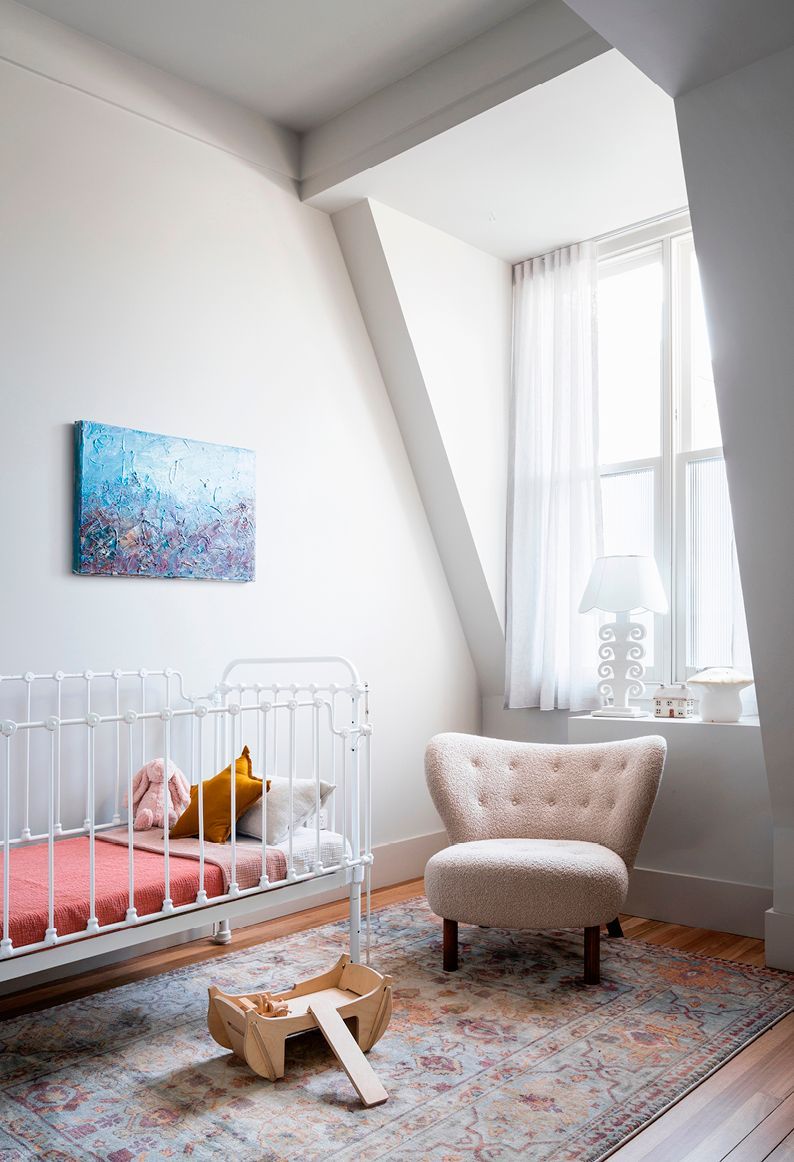 Nursery looking out Dormer windows